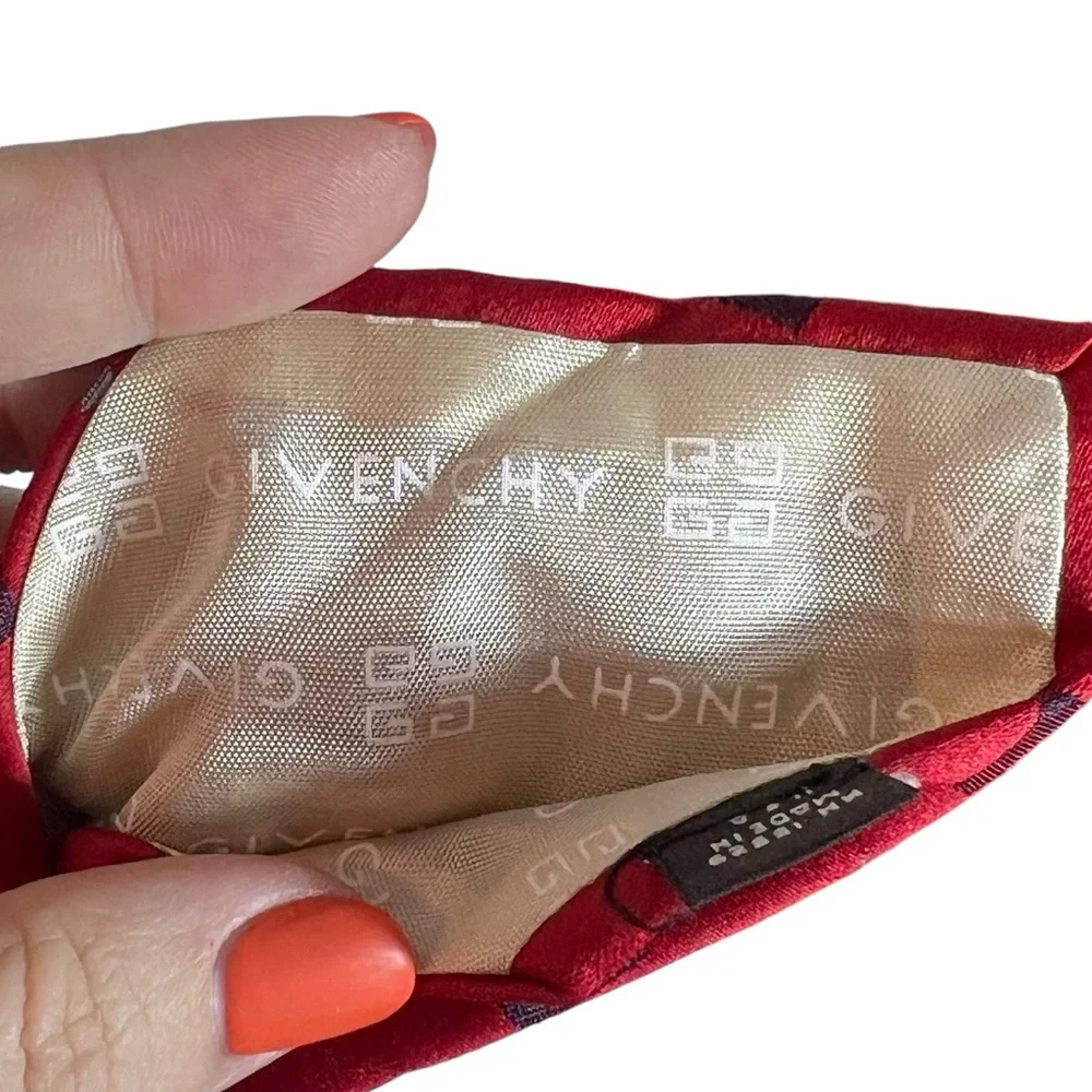 Givenchy Monsieur Red Logo Tie